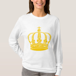 T-shirt Coroa real 02 - âmbar