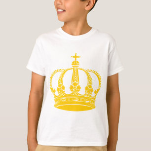 T-shirt Coroa real 02 - âmbar