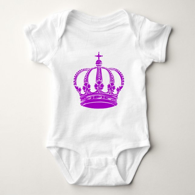 T-shirt Coroa Real 02 - Roxo (Frente)