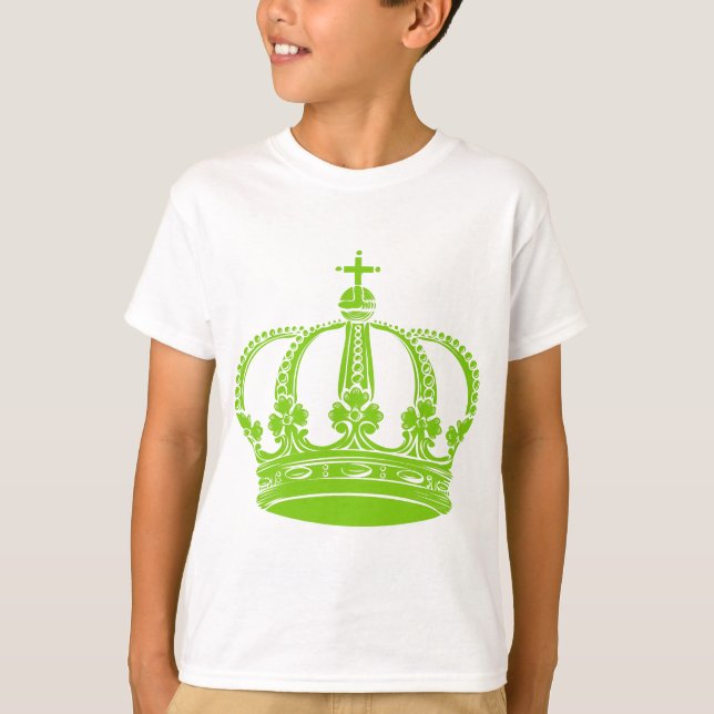T-shirt Coroa Real 02 - Verde Marciano (Frente)