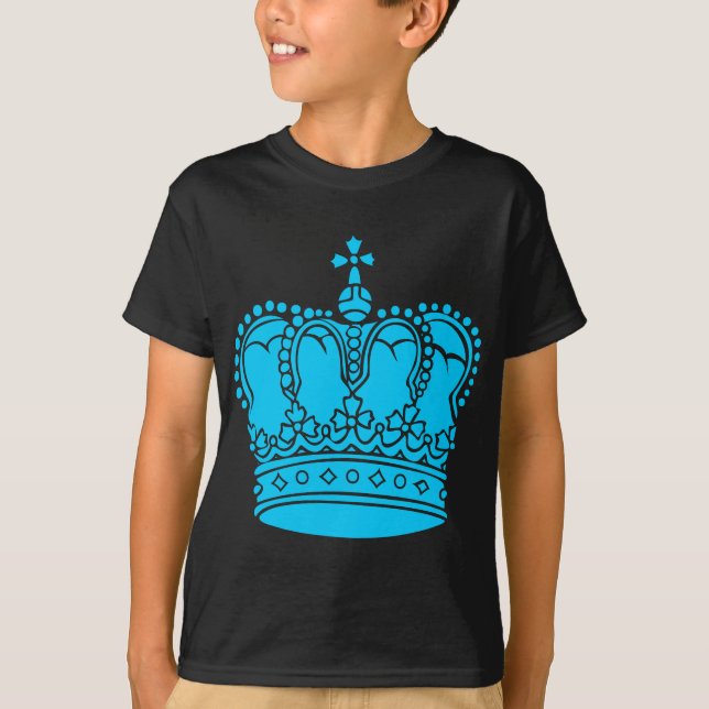 T-shirt Coroa Real - Céu (Frente)