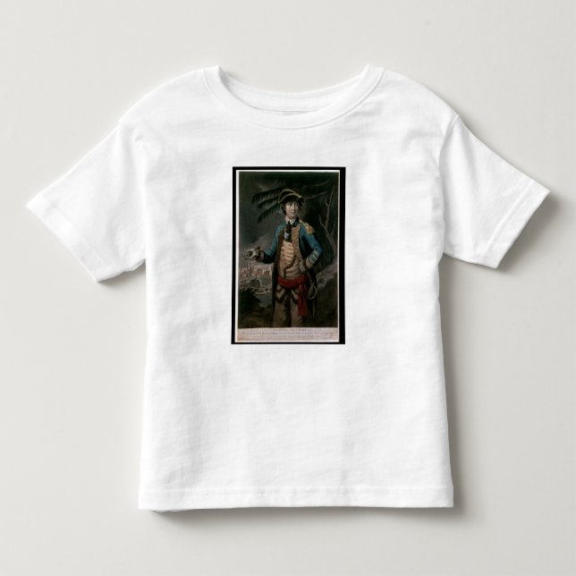 T-shirt Coronel Benedict Arnold, bar. Londres, 1776 (Frente)