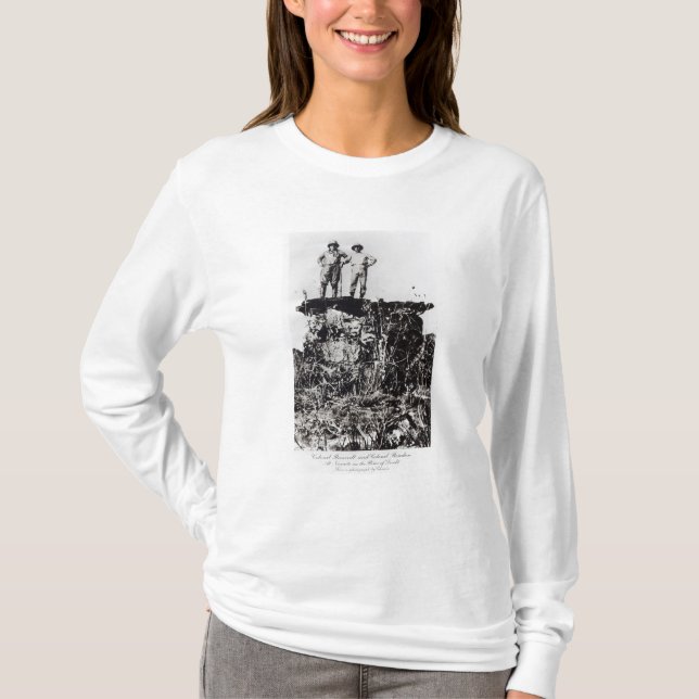 T-shirt Coronel Roosevelt e coronel Rondon em Navaite (Frente)