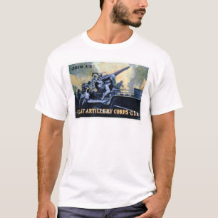 T-shirt Corpo da artilharia da costa (US02042)