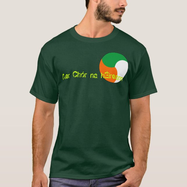 T-shirt Corpo de ar irlandês (Frente)