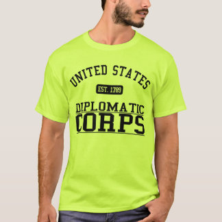 T-shirt Corpo diplomático dos Estados Unidos