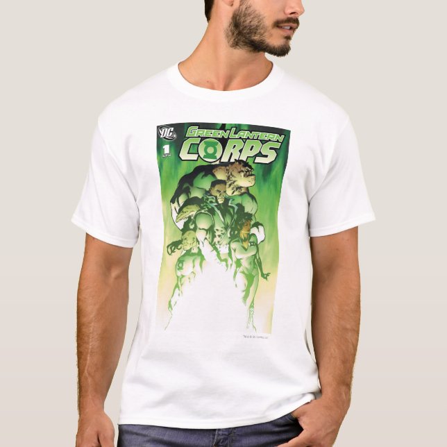 T-shirt Corpo Lanterna Verde (Frente)