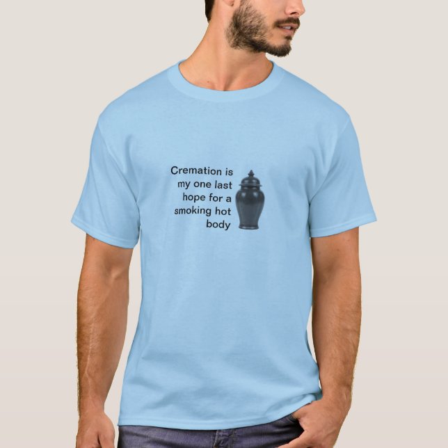 T-shirt Corpo quente de fumo (Frente)