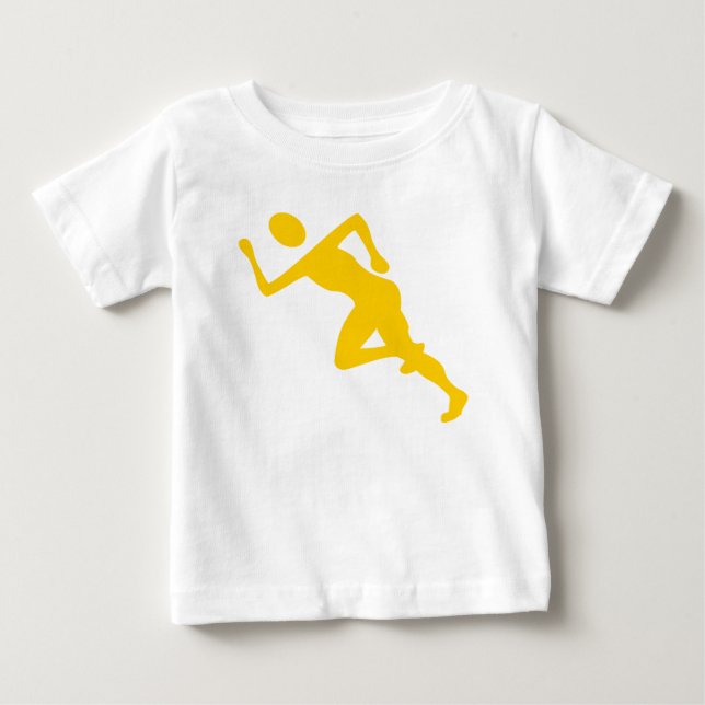 T-shirt Correndo - Âmbar (Frente)
