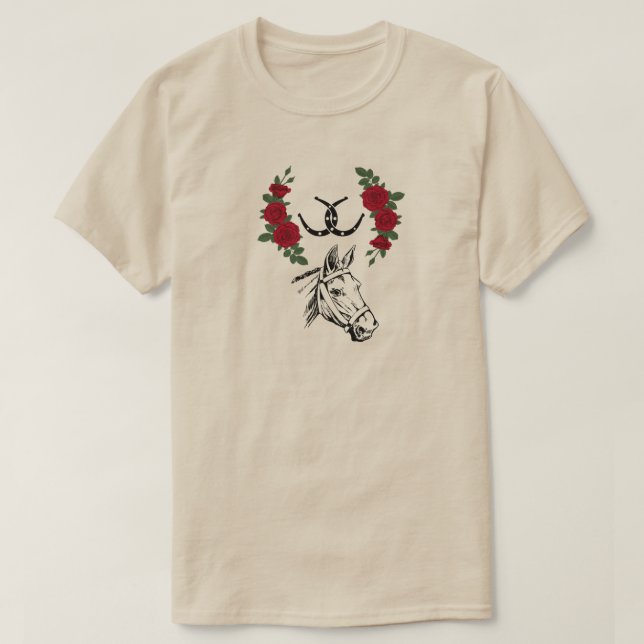 T-Shirt Corrente de Cavalo (Frente do Design)