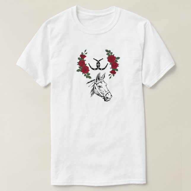 T-Shirt Corrente de Cavalo (Frente do Design)