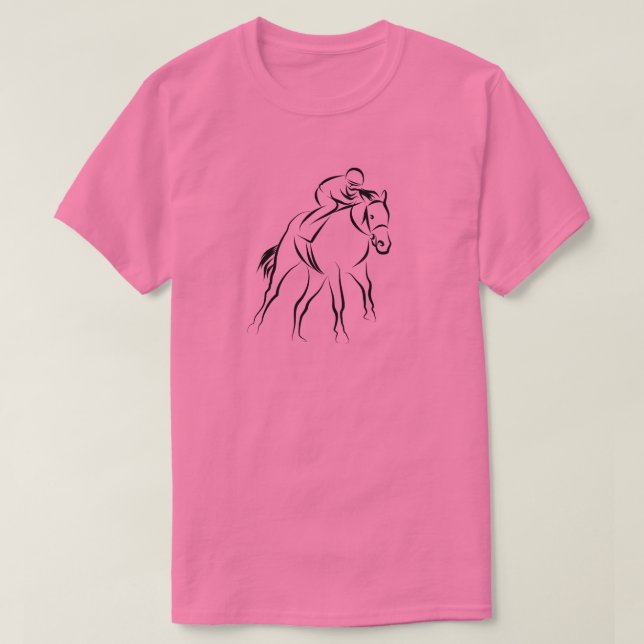 T-Shirt Corrente de Cavalo (Frente do Design)