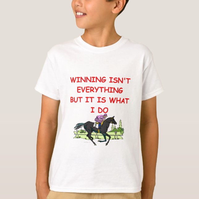 T-shirt corrida de cavalos (Frente)