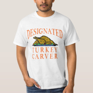 T-shirt Cortador de Peru Designado Dia de Ação de Graças