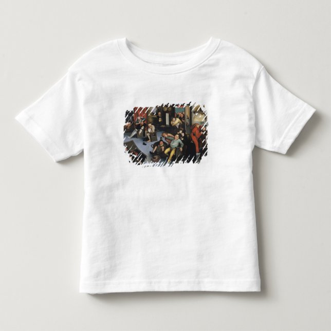 T-shirt Cortando a pedra da loucura (Frente)