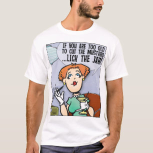 T-shirt Corte a mostarda