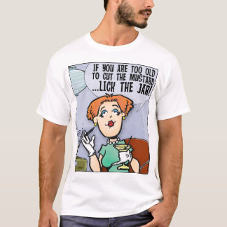 T-shirt Corte a mostarda