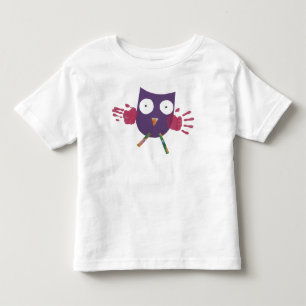 T-shirt Coruja acessível - criança