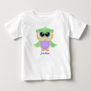 T-shirt Coruja-Bebê Bonita