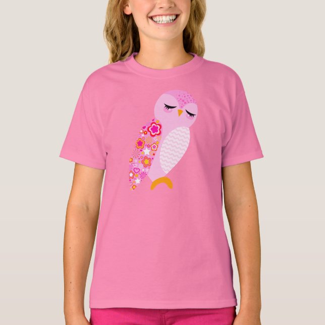 T-shirt Coruja de Paz e Amor (Frente)