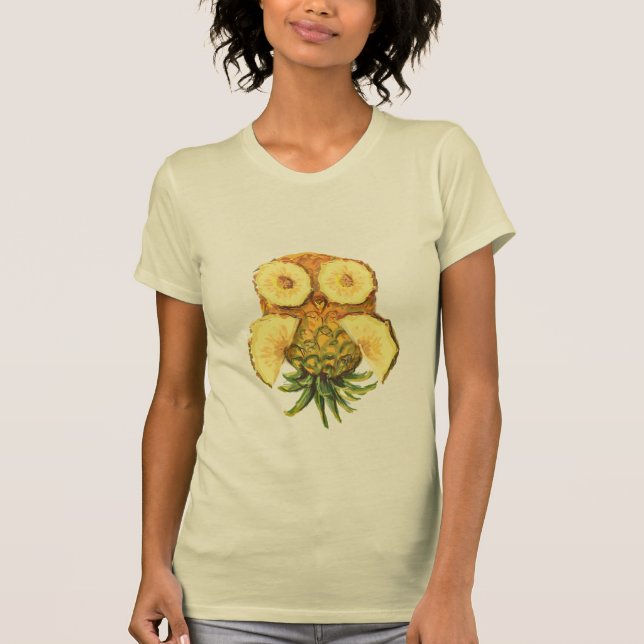 T-shirt Coruja do abacaxi (Frente)