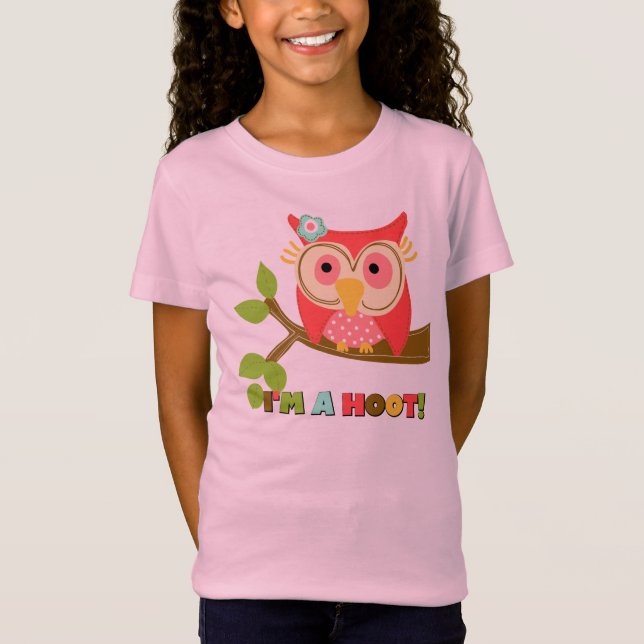 T-shirt Coruja eu sou uma buzina (Frente)