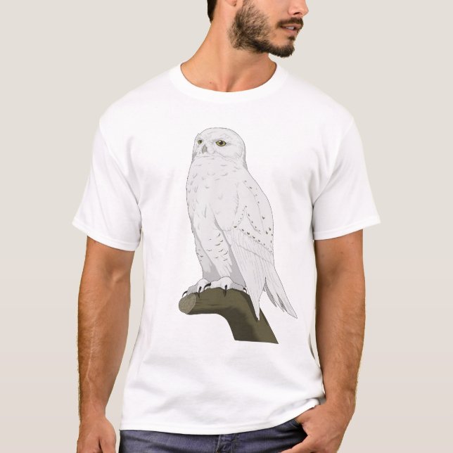 T-shirt Coruja nevado (Frente)