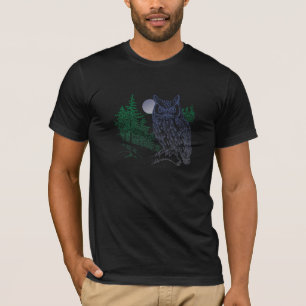 T-shirt coruja noturna