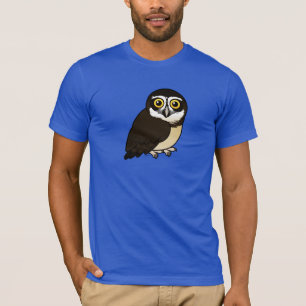 T-shirt Coruja Spectacled de Birdorable