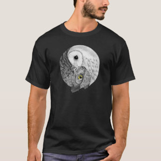 T-shirt Corujas de Yin Yang