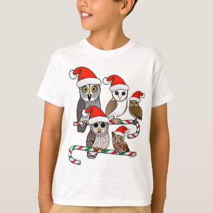 T-shirt Corujas do papai noel