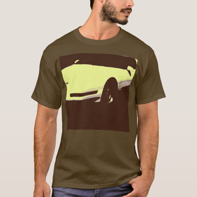 T-shirt Corvette Classic Pop Art 1992 (Frente)