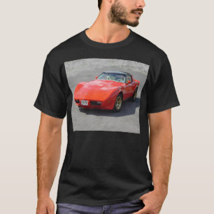 T-shirt Corvette Vermelho 1979
