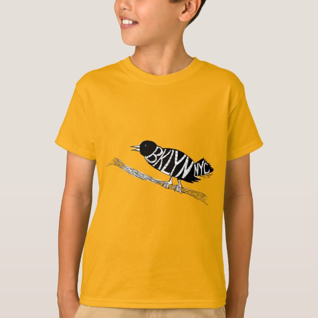 T-shirt Corvo de Brooklyn (Frente)