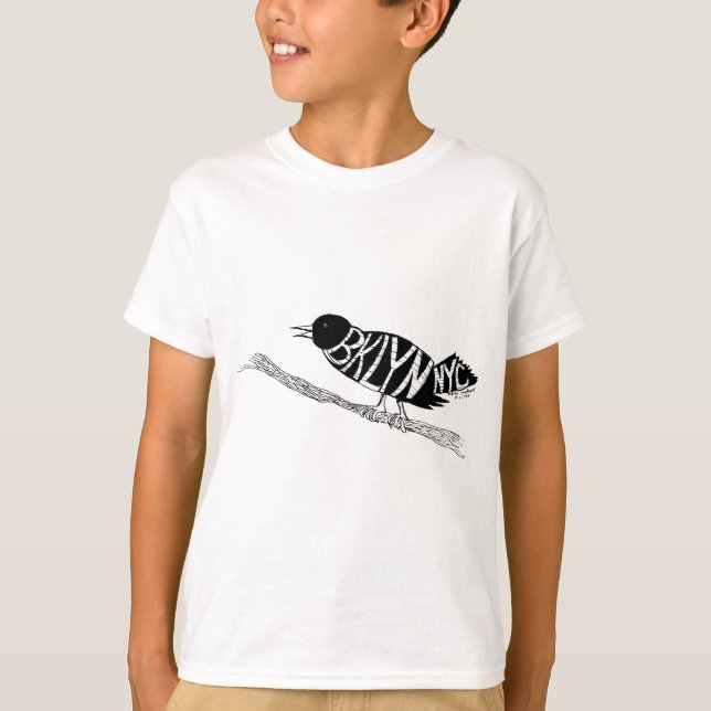 T-shirt Corvo de Brooklyn (Frente)
