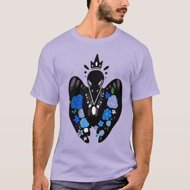 T-shirt Corvo floral (Frente)