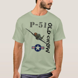 T-shirt Corvo velho P-51D