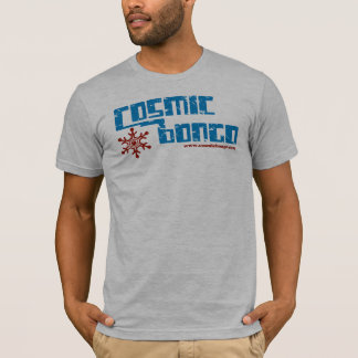 t-shirt cósmico do floco da neve dos bongos