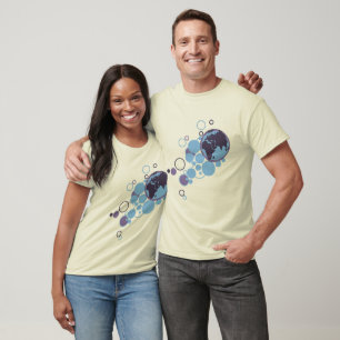 T-SHIRT COSMOS DO GLOBO DA TERRA