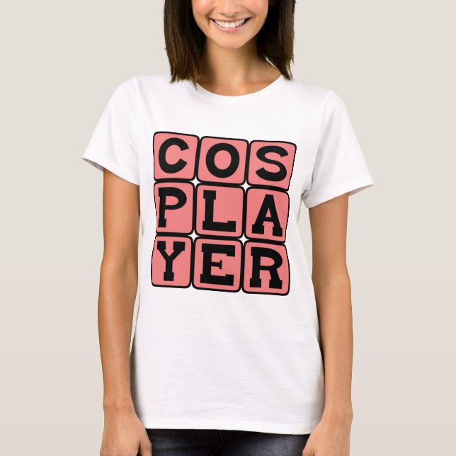 T-shirt Cosplayer, Costume de Jogos (Frente)