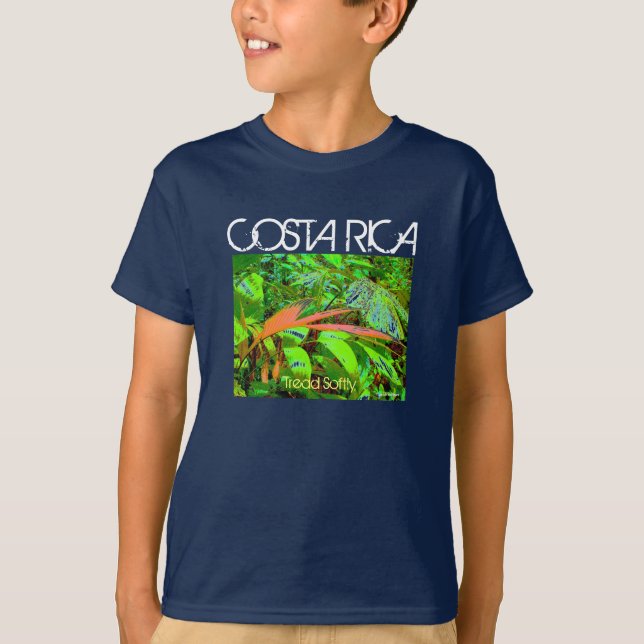 T-shirt COSTA RICA, passo macia (Frente)