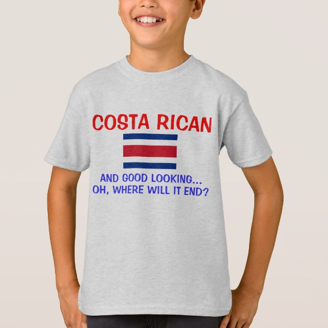 T-shirt Costela Rican e bonito (Frente)