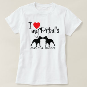 T-shirt Costume Amo Meus Pitbulls
