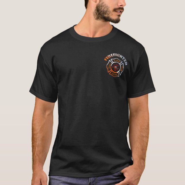 T-shirt Costume do crachá de Crome do departamento dos (Frente)