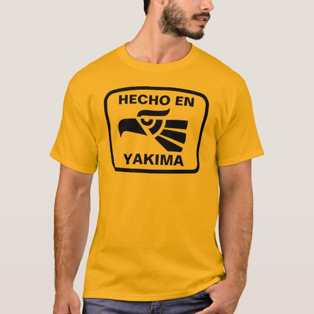 T-shirt Costume do personalizado do en Yakima de Hecho (Frente)