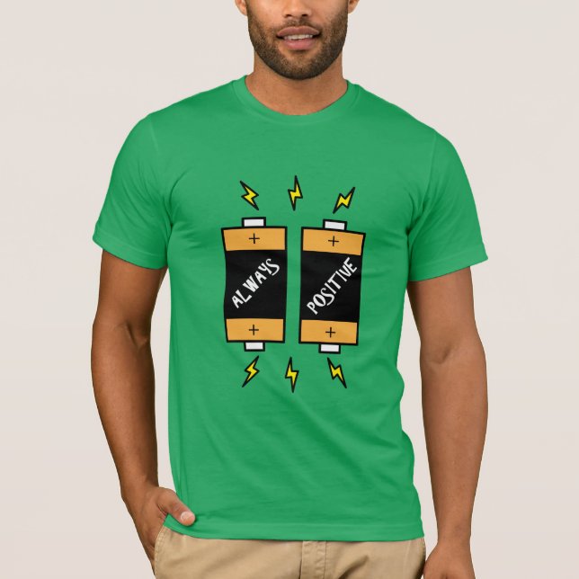 T-shirt Cotações Sempre Positivas (Frente)