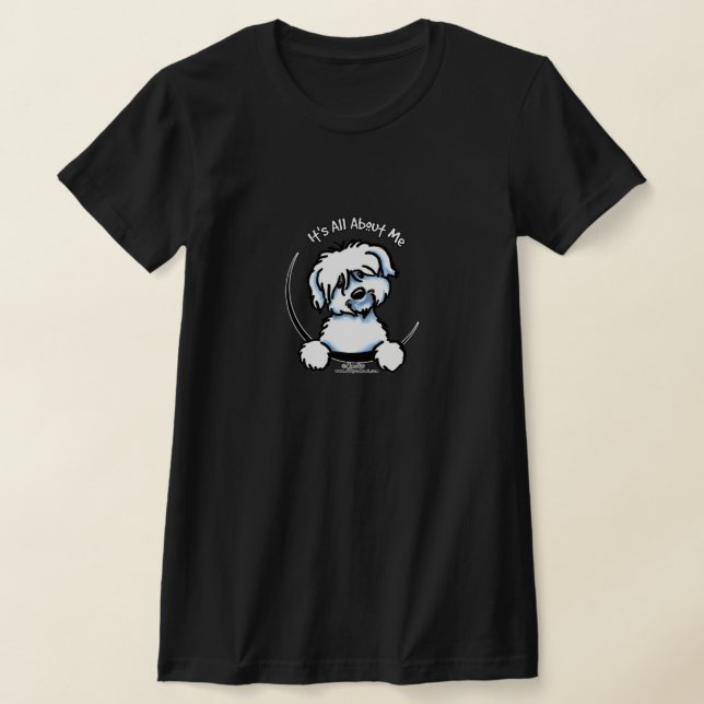 T-shirt Coton de Tulear é tudo sobre mim (Postura )