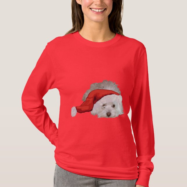 T-shirt Coton de Tulear - Esperando (Frente)