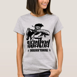 T-shirt cotovelo tailandês muay
