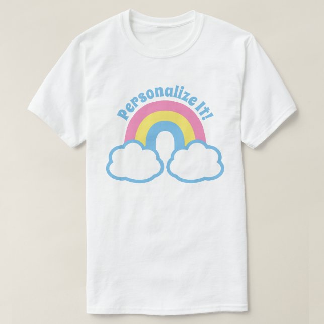 T-Shirt Cotro-Arco-Íris Cuto (Frente do Design)